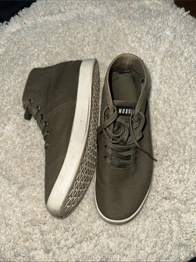 NOBULL Olive Canvas Low-Top Trainers